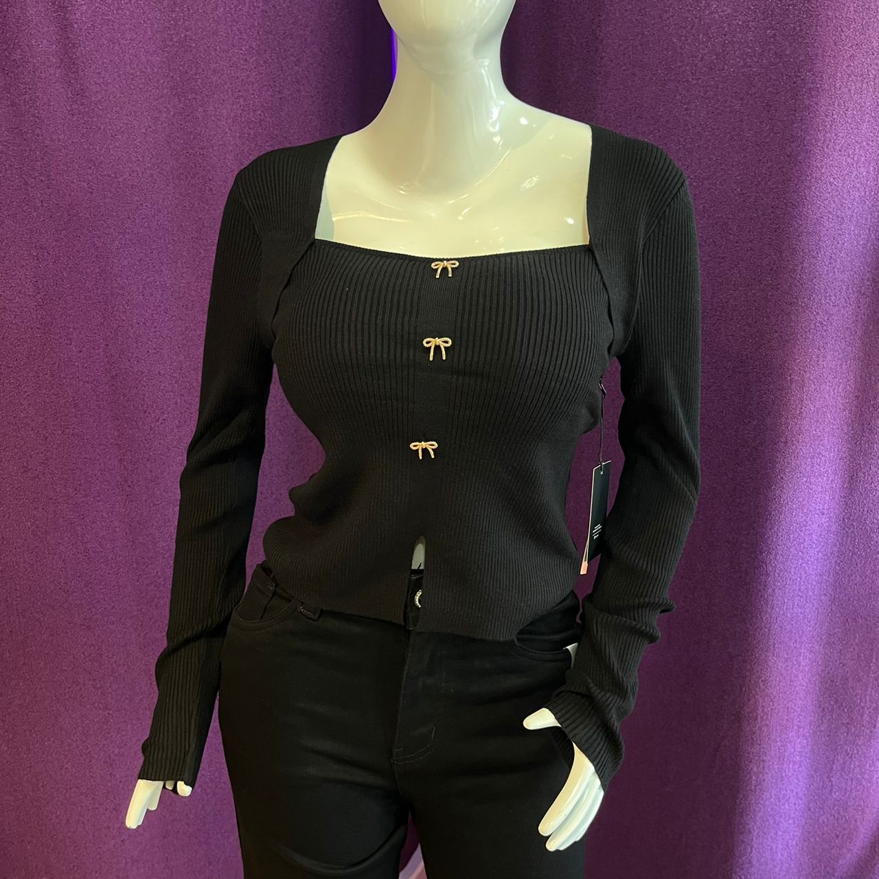 TOP LAZOS MANGA LARGA