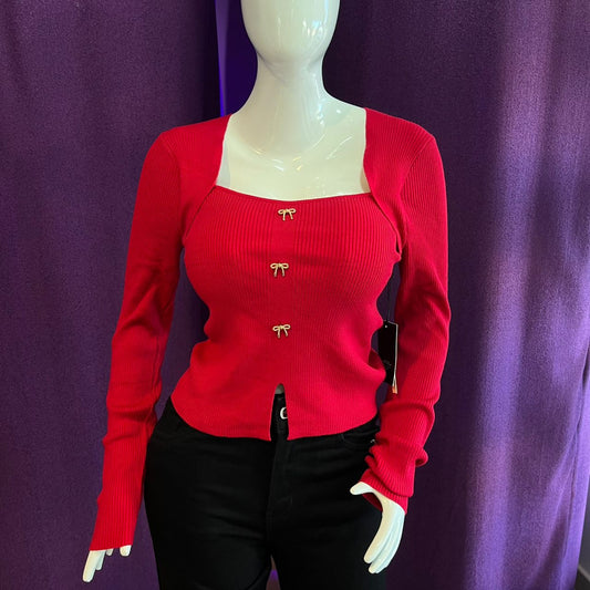 TOP LAZOS MANGA LARGA