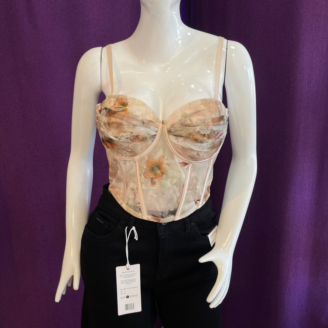 CORSET FLOREADO