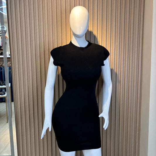 VESTIDO MANGA SISA CUELLO ALTO