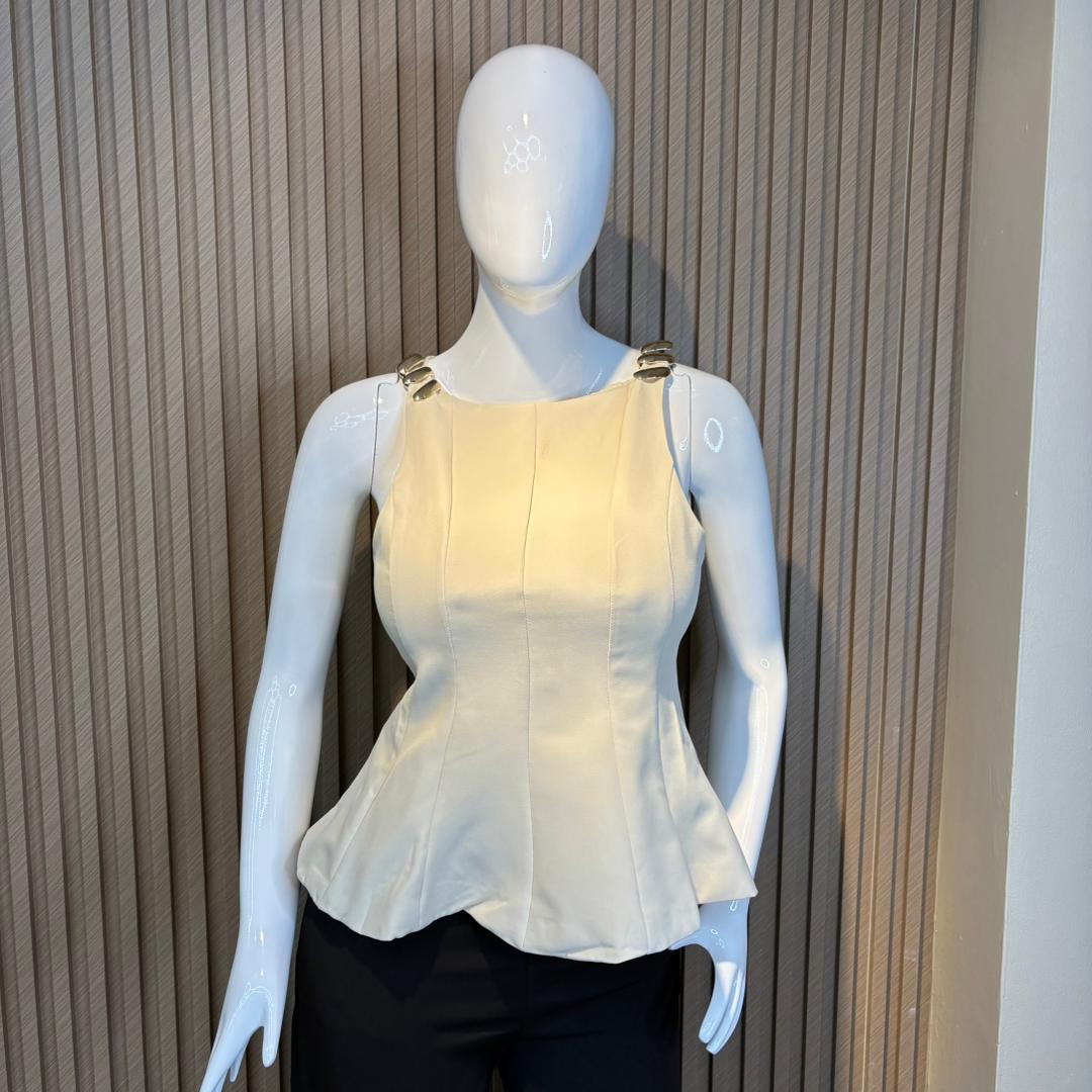 TOP MANGA SISA BROCHE DORADO