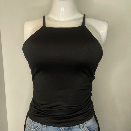 TOP HALTER TIRO NEGRO
