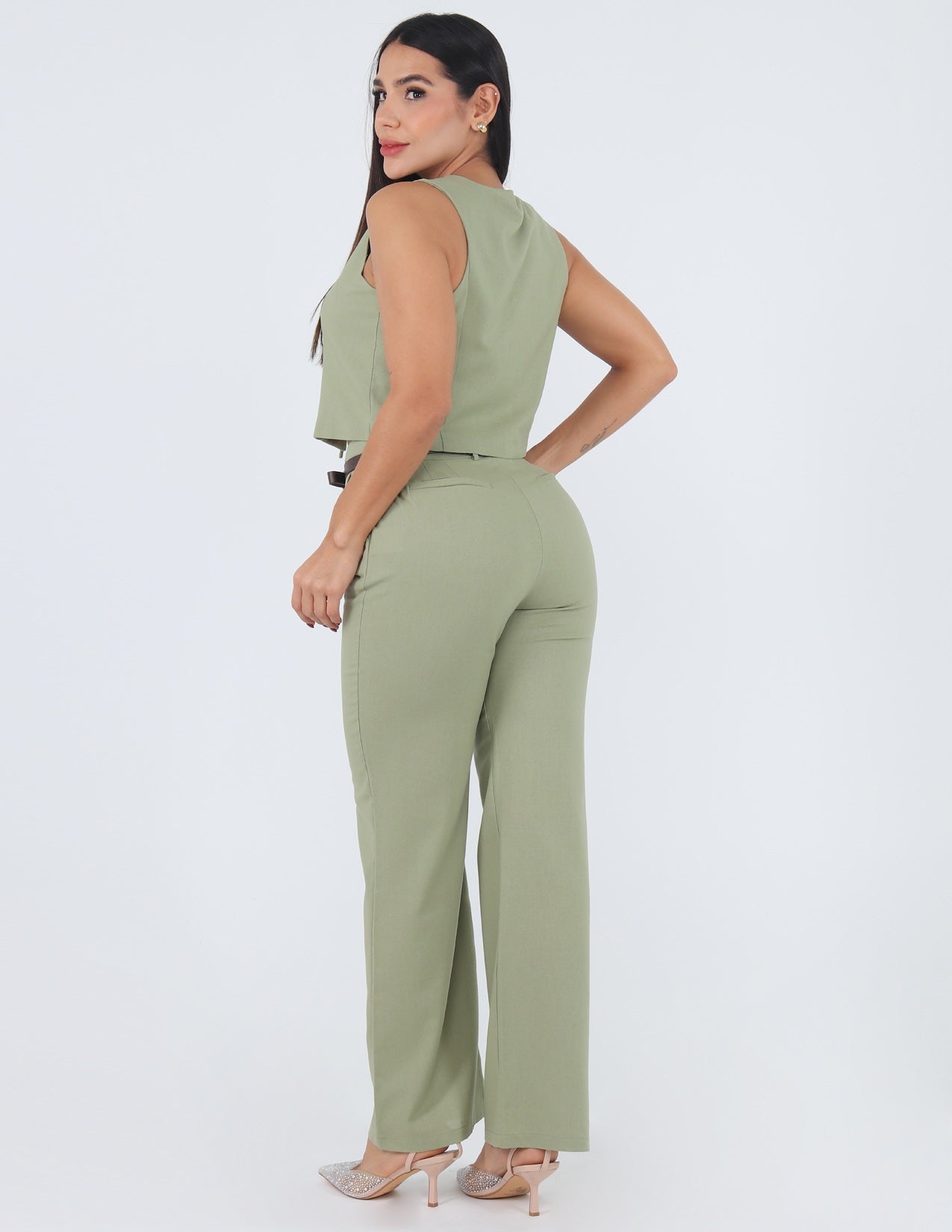 SET CHALECO CRUZADO