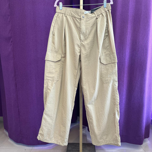 PANTALON RECTO CARGO BEIGE