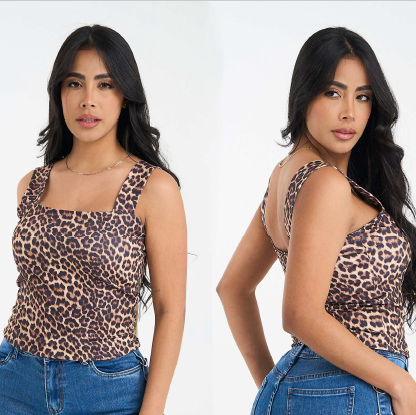 TOP FRANELILLA ANIMAL PRINT