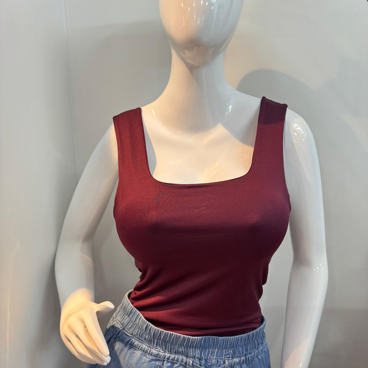 Body Manga Sisa Escotado Vino