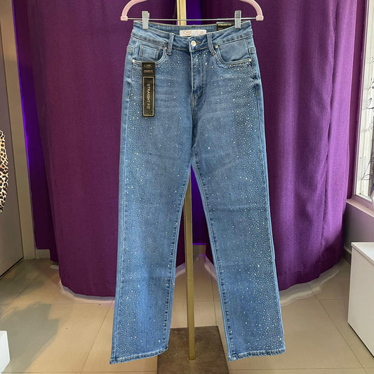 JEAN WIDE LEG BRILLO