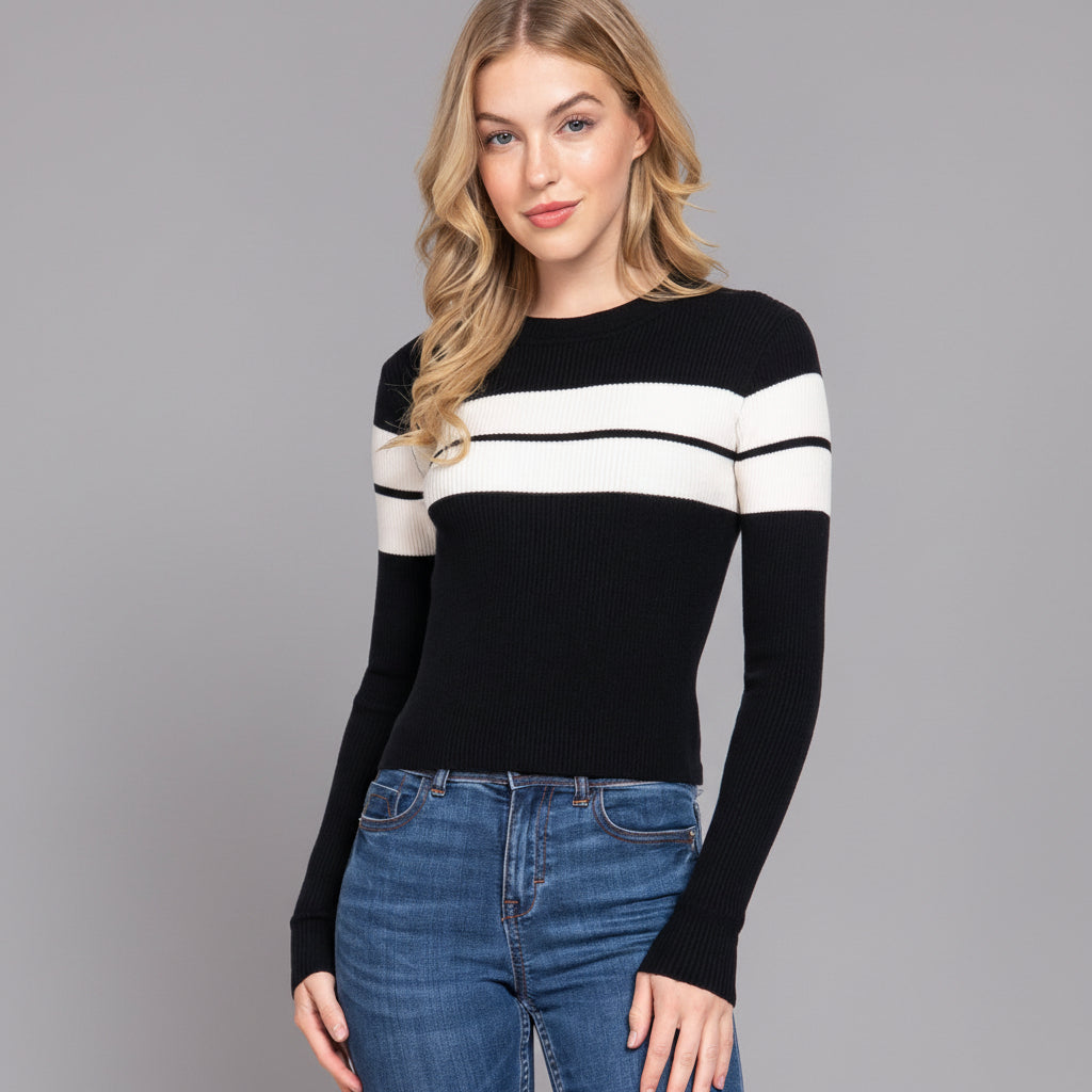 SWEATER MANGA LARGA