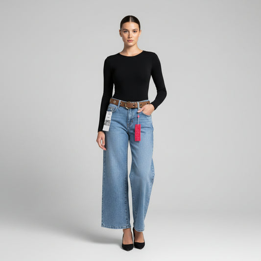 JEAN WIDE LEG A LA CADERA