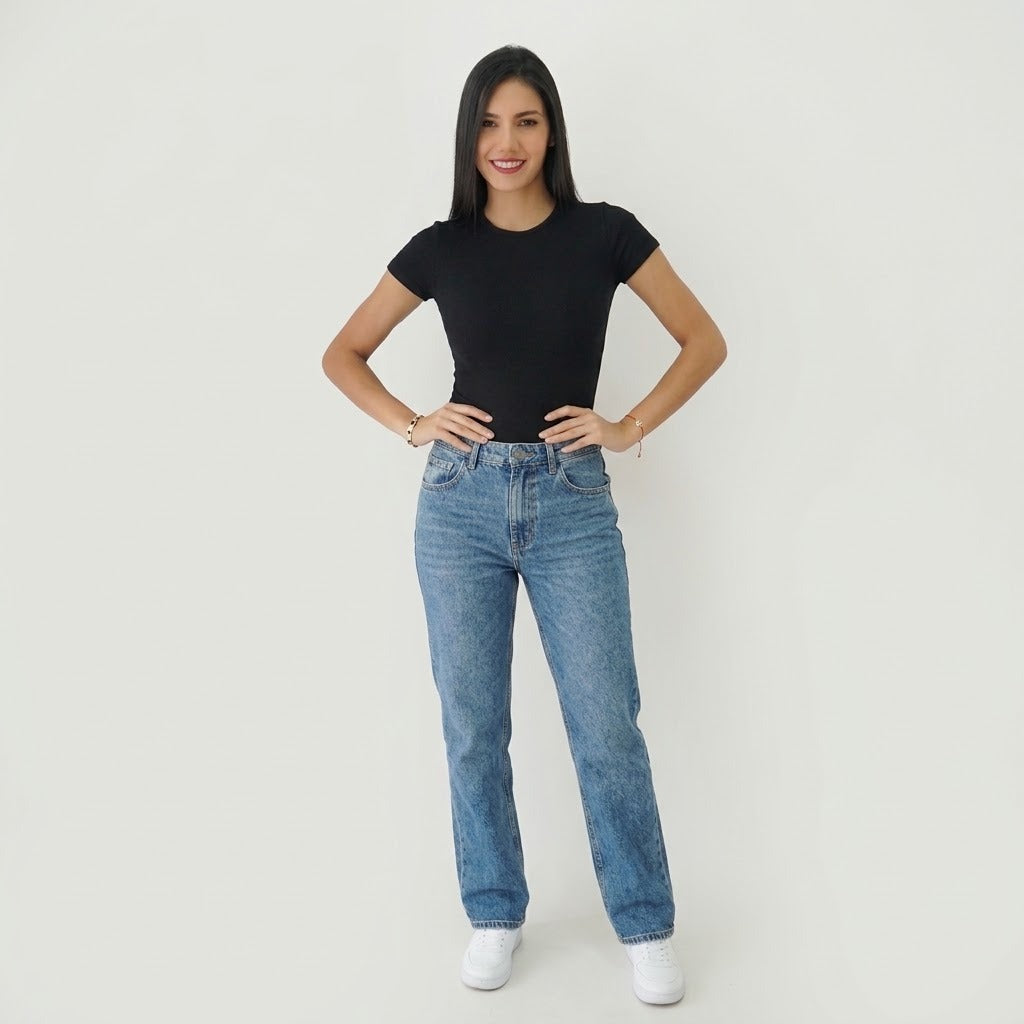 BODY MANGA CORTA HALTER