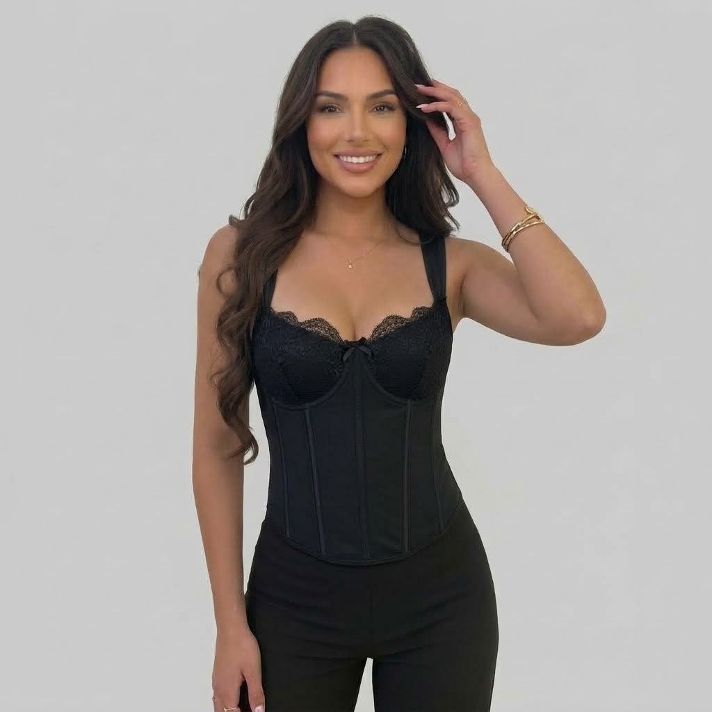 CORSET DETALLE ENCAJE