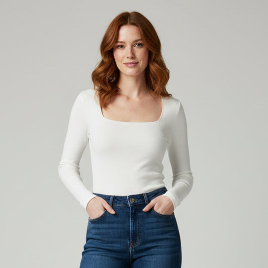 BODY ESCOTADO MANGA LARGA