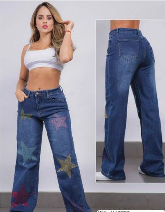 Jeans Estampado Estrellas