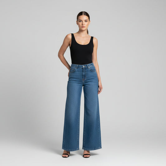 JEAN WIDE LEG PETITE