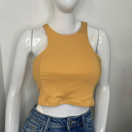 TOP HALTER SISA AMARILLO