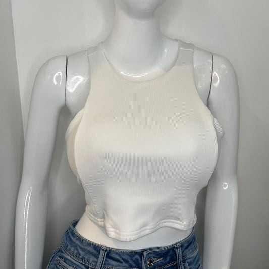 TOP HALTER SISA BLANCO